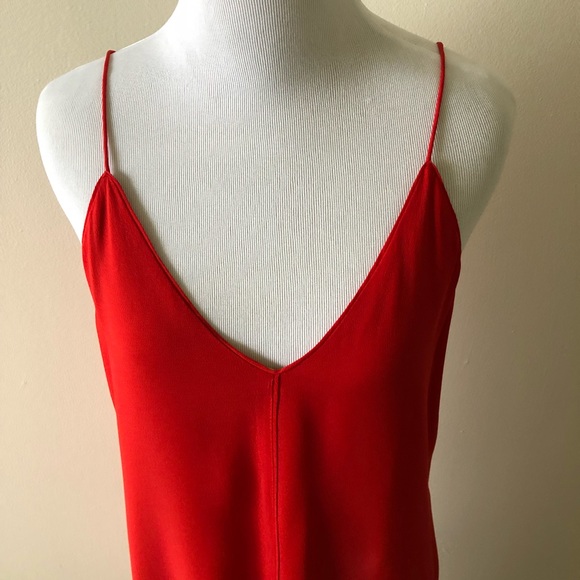 T by Alexander Wang Silk Crepe Midi Slip Dress - Picture 4 of 7